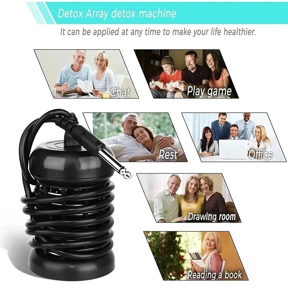 6/1 Stk. Ionen-Detox-Arrays Fußbad Ionen-Kopf Füße reinigen Ionisches Aqua-Zellen-Spa Fußmassage Linderung Entspannung Druck Gesundheit