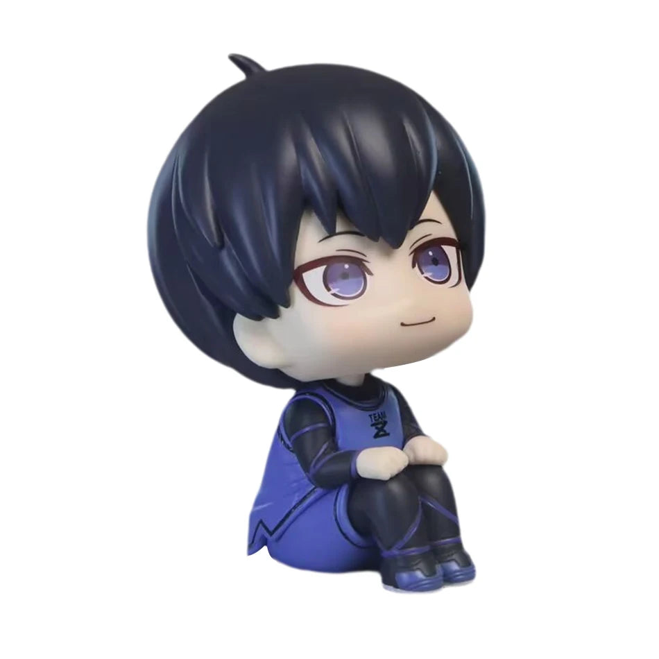 BLUE LOCK Actionfiguren Isagi Yoichi Bachira Meguru Anime Figur Q-Version Figur Sammelmodell Kinderspielzeug Puppen Geschenke