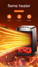 Tragbarer elektrischer Heizlüfter Tragbarer Desktop 1000W PTC Heizlüfter Warmluftgebläse für Haushalt Büro Mini Heizgerät