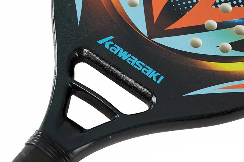 Kawasaki Beach-Tennisschläger aus Carbonfaser mit weicher Schlagfläche und schützender Schlägerhülle