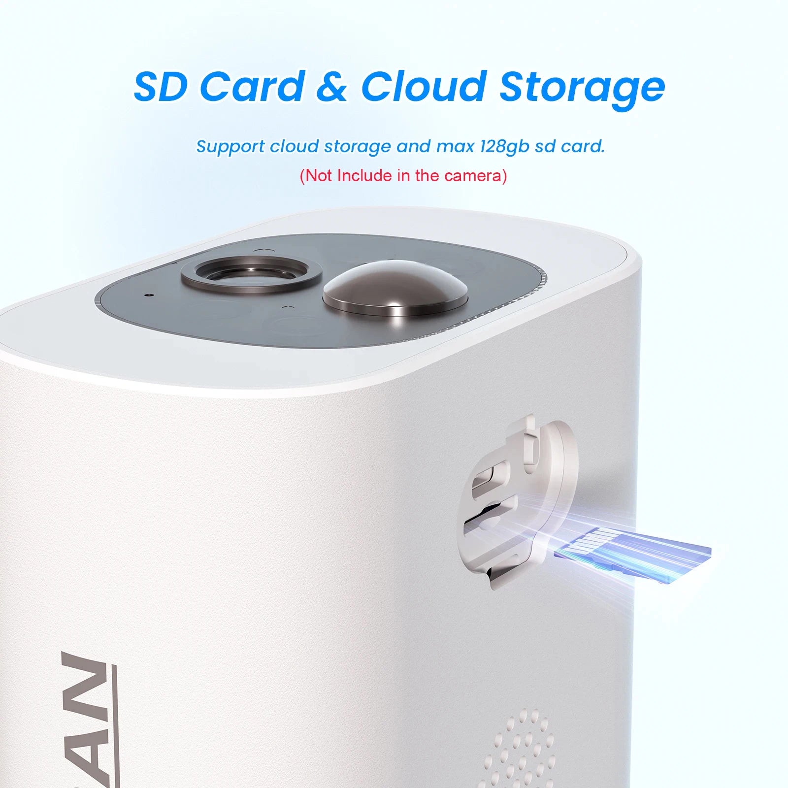 ANRAN 2K Solar-Überwachungskamera 3/5MP Outdoor Funk 2.4G WIFI Kamera Akku-Cam Flutlicht Farbe Nachtsicht NVR kann nicht hinzugefügt werden