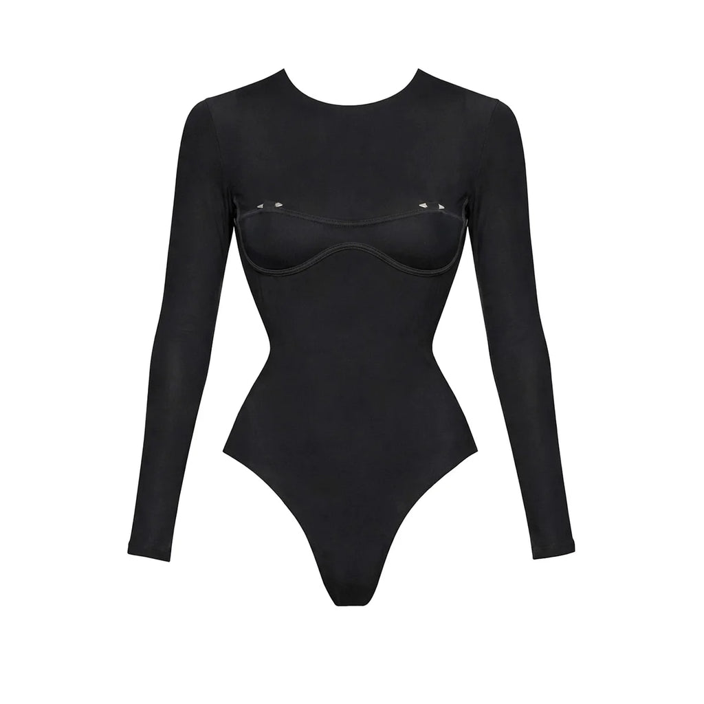 2026 2tlg. sexy Damen-Badeanzug, einteilig, weibliche Bademode, unifarben, Biquini, hoch geschnitten, Monokini, Push-Up-Badeanzüge, Strandmode