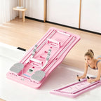 Multifunctional Foldable Home Ab Workout Sliding Fitness Board with Counter, Full Body Core Strength Training Exercise Platform with Complete Accessories for Abdominal, Leg & Arm Workout