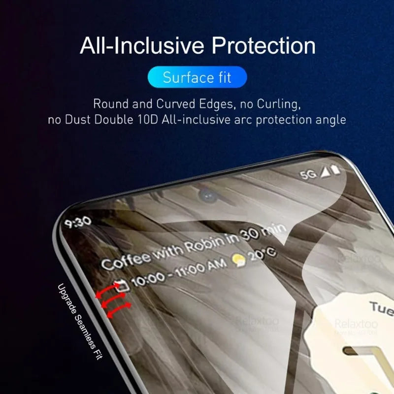 5 Stück Hydrogel-Folie für Google Pixel 10 9 8 7 6 Pro XL Vollbildschutzfolie für Google Pixel 9A 8A 7A 6A
