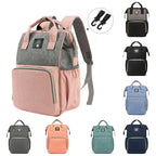 Wickeltasche Baby Wickeltasche Wasserdichter Rucksack Mode Mama Mutterschaft Markenrucksack für Mütter
