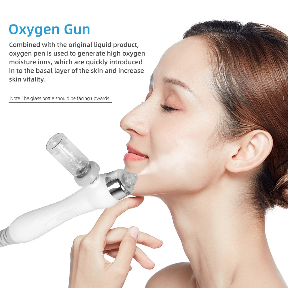 7-in-1 Dermabrasions-Peeling-Spa-Gesichtsmaschine Hautverjüngung Hydro-Dermabrasion Hydro-Aqua-Gesichtstiefenreinigung Hautpflegegerät