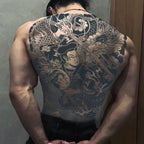 Magic Juice Tinte Wasserdichte Tattoo Aufkleber Große Größe Kräutersaft Temporäre Tattoos Männer Body Art Drache Tiger