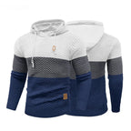 Herren Pullover Frühling Neu Sportlich Warm Figurbetont Gestrickt Pullover Hoodie Kordelzug Hoodies Freizeit Sweatshirt US Größe
