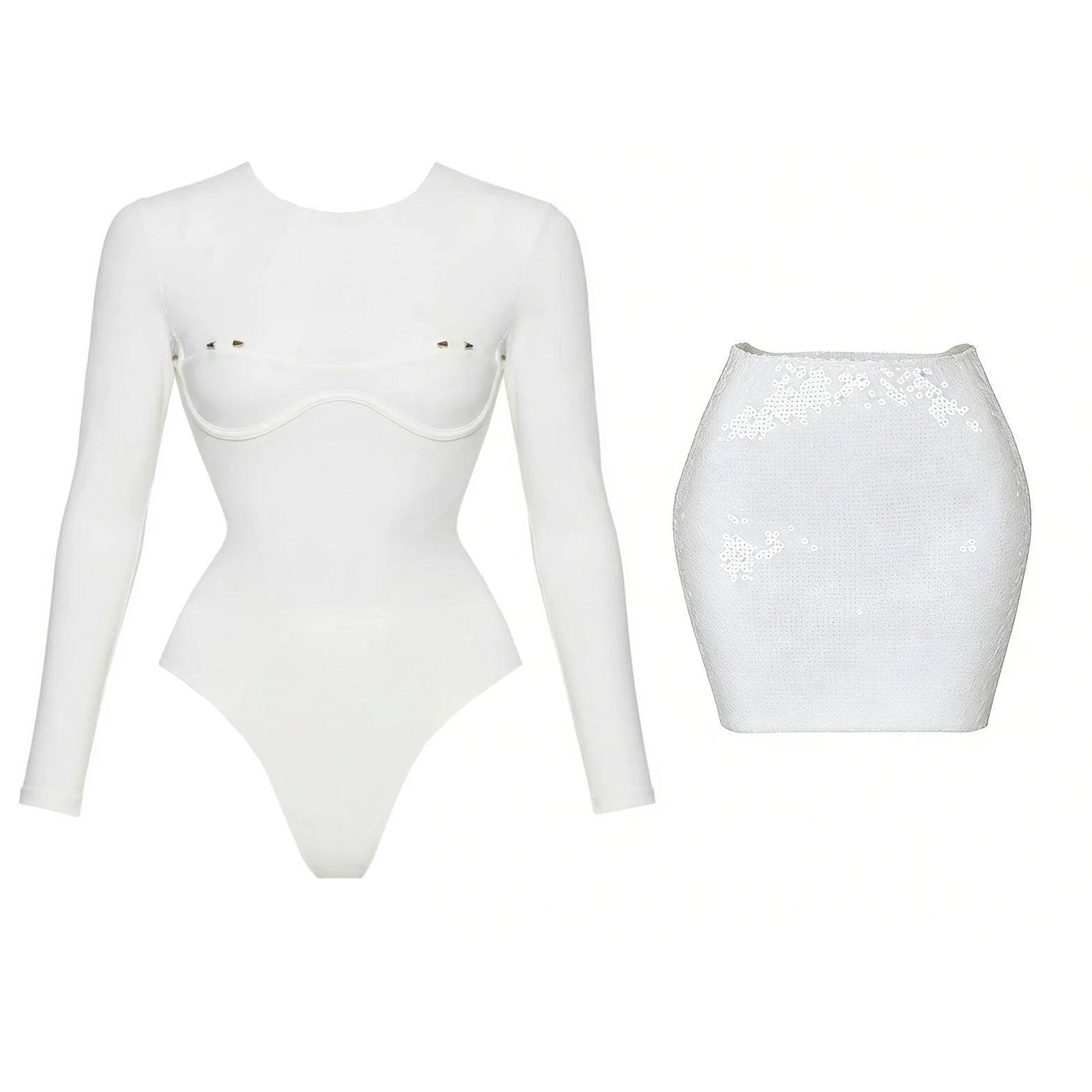 2026 2tlg. sexy Damen-Badeanzug, einteilig, weibliche Bademode, unifarben, Biquini, hoch geschnitten, Monokini, Push-Up-Badeanzüge, Strandmode