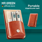 MR.GREEN Tragbares Maniküre-Set Nagelknipser Reise-Werkzeugset Edelstahl Geschenkbox für Freunde oder Familie