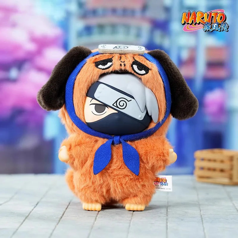 EAKI Naruto Blind Box Shippuden Naruto Uzumaki Sasuke Kakashi Party Serie Plüschpuppe Handgemachtes Ornament Spielzeugsammlung Geschenk