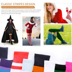Farbige gestreifte Strümpfe Japanische Overknee-Socken Mode Frauen Warmhalten Socken Sexy Schlanke Lange Socken Strumpfwaren JK Cosplay Lolita Y2k