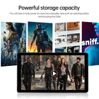 PRITOM 7 Zoll Tablet PC 32 GB Android 11 mit Quad-Core-Prozessor HD-IPS-Display Dual-Kamera WiFi mit PU-Schutzhülle