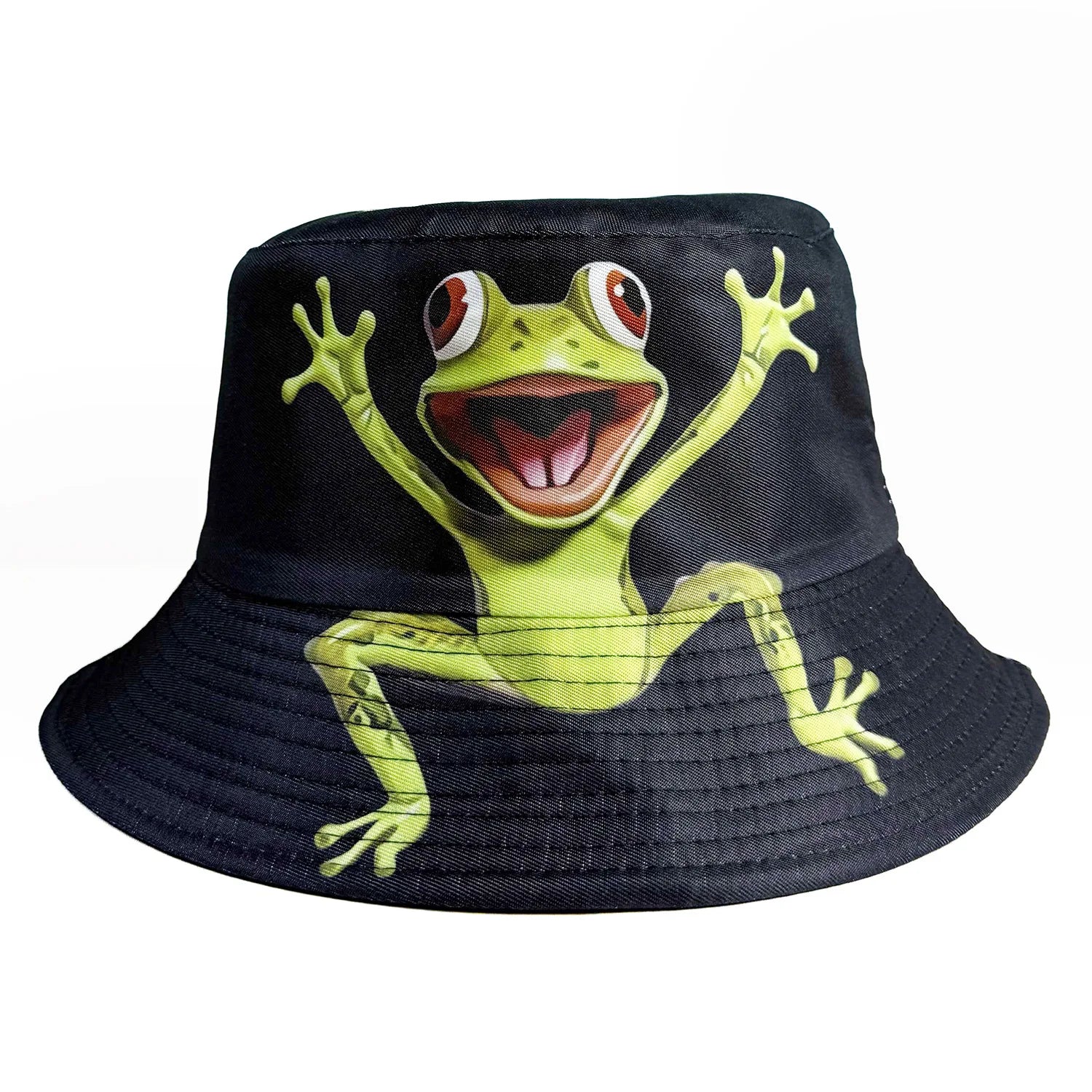 Cartoon Youthful Cool Novelty animal cow frog duck fisherman hat Outdoor Leisure Sunscreen Sun Hat Men Women bucket hats