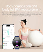 2026 Neue Smartwatch für Pflegeberufe mit EKG+PPG Gesundheitsanalyse Blutdruck Lipide Harnsäure Drahtlose HD-Anruf Smartwatch Herren Damen