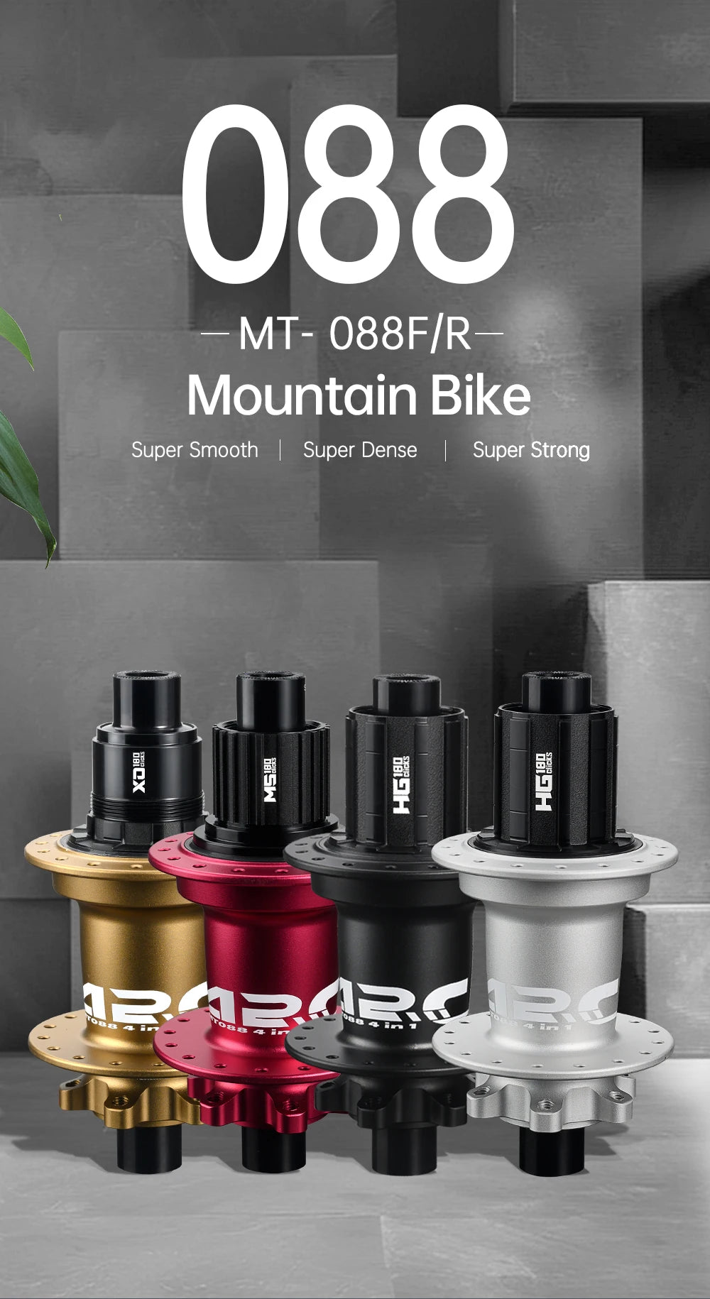 ARC MT088 MTB Nabe 6 Sperrklinken 180 Klicks Abgedichtete Lager Nabe Vorne 9x100 15x100 Hinten 10x135 12x142 Fahrrad Cube 8 9 10 11 12-fach