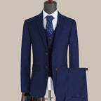 S-7XL Anzug Neu (Sakko + Weste + Hose) Koreanische Version der Slim-Fit-Arbeitskleidung Mode Business Herren Freizeit Hochzeits Gentleman-Anzug
