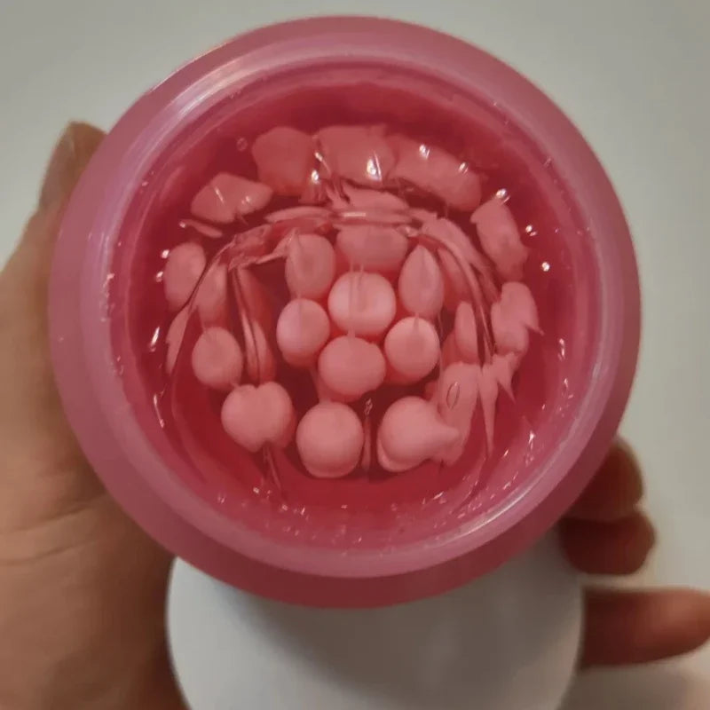 Koreanische rosa Kollagen PDRN Kapselcreme mit Niacinamid Creme für ungleichmäßigen Hautton Leichte Gesichtsfeuchtigkeitspflege Nicht fettende Pflege