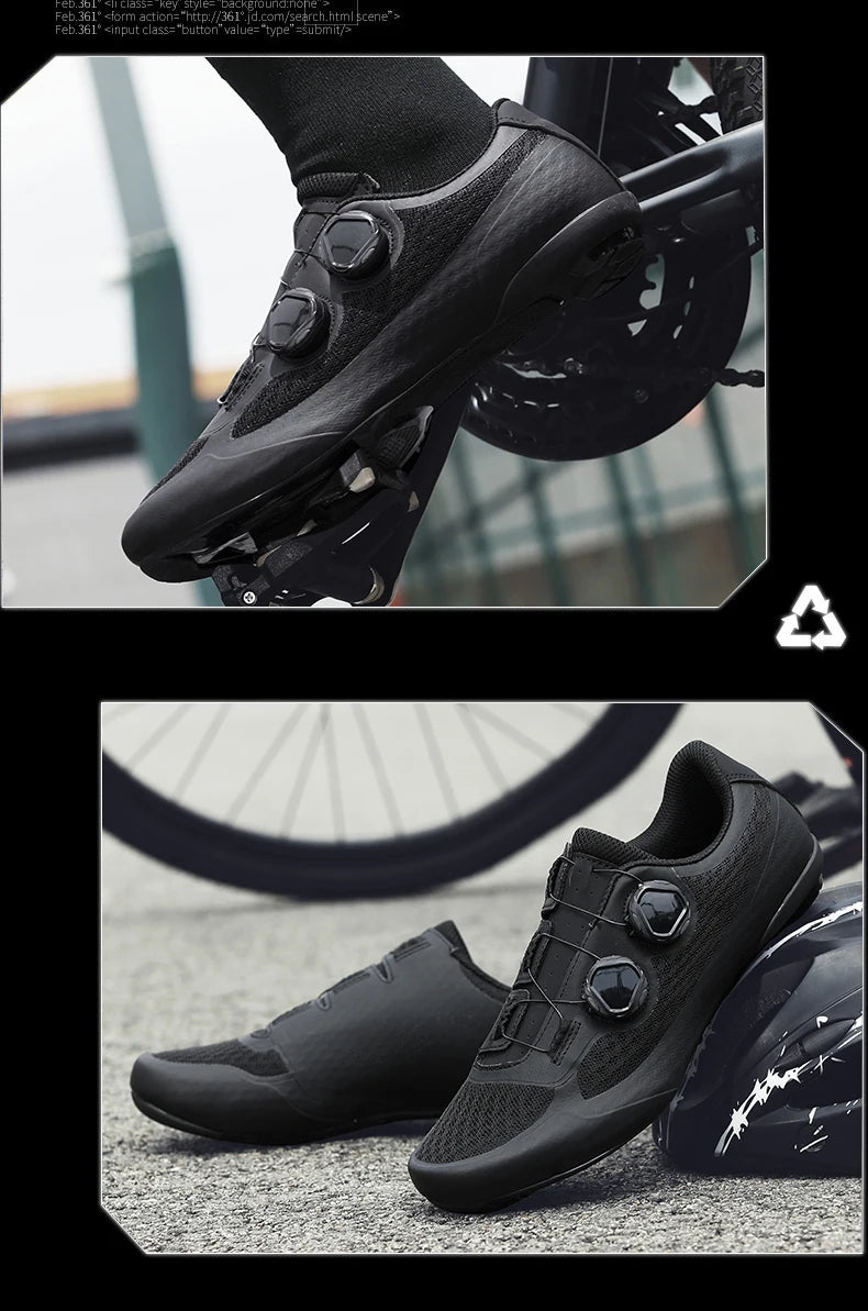 Speed Cycling Sneaker Herren Rennradschuhe Cleat-Schuhe SPD-Schuhe Fahrrad Flat Pedal Schuhe Herren Outdoor-Schuhe Weiß
