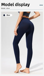 Pfirsich Lift Hüfte Hohe Taille Yogahose Damen Stretch Eng Trainingshose Laufen Sexy Fitnesshose