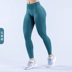 Damen High Waist Nahtlose Yoga Leggings Bauchkontrolle Po-Lifting Workout Hose Weiche Athletic Leggings für Fitnessstudio Fitness Laufen