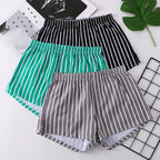 Herrenunterwäsche Boxershorts Gestreifte Lose Shorts Trend Herren Slips 100% Baumwolle Arrow Pants Klassische Basics Hauskleidung Schlafunterhosen