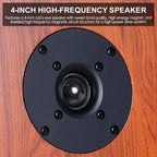 Hochleistungs-Passivlautsprecher, 8 Zoll, Standlautsprecher, 3-Wege-Heim-Audiosystem, 90 dB Empfindlichkeit, Hifi-Holzlautsprecher, ein Paar