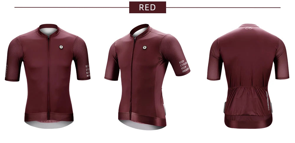 DAREVIE Radtrikot SPF 50 UV-Schutz Trainingsniveau Slim Fit Kleine Größe Herren Damen Mann Fahrradtrikot Radsport-Trikot