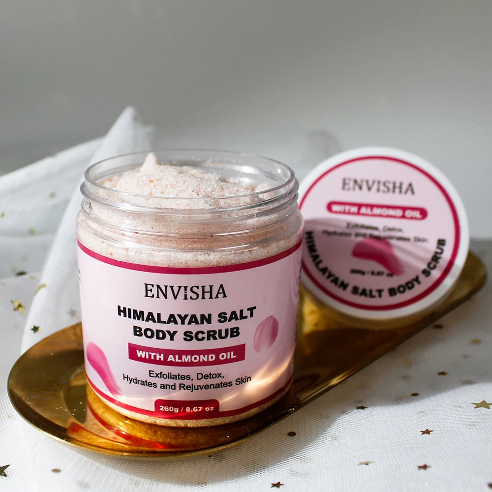 ENVISHA Schönheit Gesundheit Rose Körpermassage Badesalz Peeling Feuchtigkeitsspendend Nährend Hauterweichend Aufhellend Hautpflege Porenverkleinernd