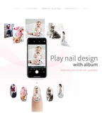 Smarter 3D Mobiler Nageldrucker M1 Muster Digitaler Nagelkunst-Drucker DIY Tragbares H1 Nagelkunst-Gerät Vom Telefon