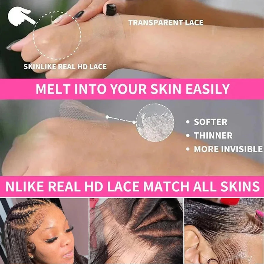 260 % Dichte Echtes HD 5x5 Lace Closure Perücken Super Double Drawn Vietnamesisches Echthaar Kurze BOB Perücke Klebstofffreie Pre-Plucked Lace Perücke