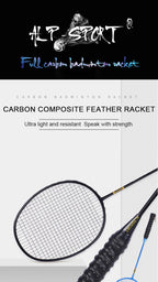 ALP ZJ2.0 Pro 4U 85g 100% Carbonfaser + Titanlegierung Badmintonschläger Ultraleichte Sportausrüstung Schläger Badmintontraining