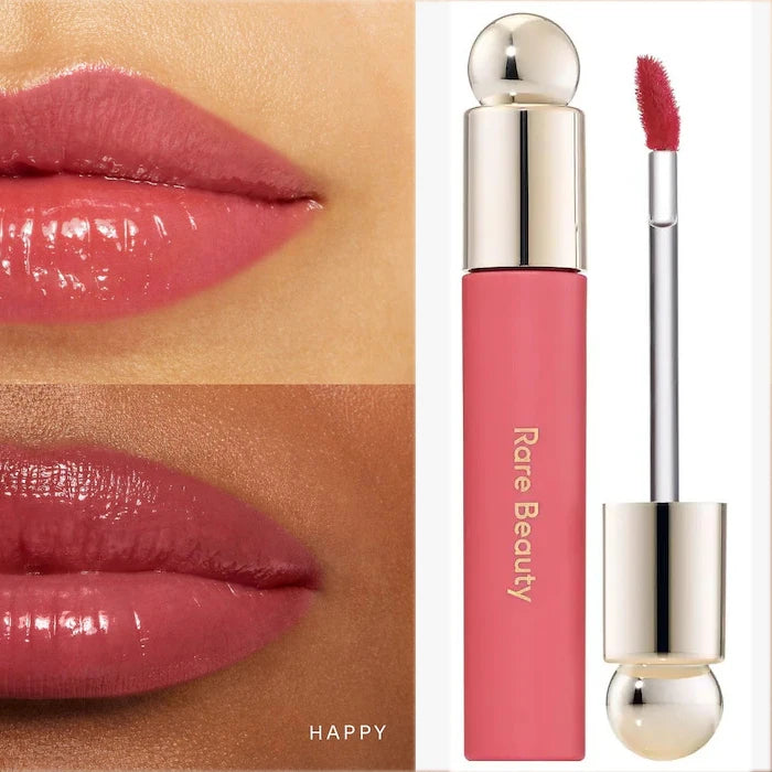 Rare Beauty Melting Cream Blush Make-up Matt Perlmutt Textur Glitzer Rouge Highlighter Hell nähren befeuchten Lipgloss