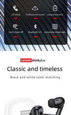 Lenovo Thinkplus XT88 in Ear Bluetooth Earphones with Dual Microphones, Stereo Noise Reduction, Bass HIFI Touch Earbuds