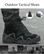 Herren Freizeit Jagd Stiefeletten Outdoor Taktische Wanderschuhe Herren Stiefel Jagd Arbeitsstiefel für Motorradschuhe Militärstiefel