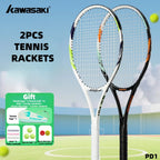 Kawasaki Light Tennisschläger Set Carbon-Composite Schlägerset KD1&PD1 Anfänger Professionelles Schläger Set für Damen und Herren Training