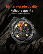 Smartwatch für Herren GPS Offline-Karten 2G ROM 10ATM Wasserdicht Herzfrequenz Tauchen Skifahren Wandern Robuste Smartwatch für Damen und Herren