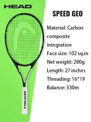 HEAD Carbon Composite Integration Tennisschläger für Anfänger Damen Herren Studenten Einzel-Trainingsschläger