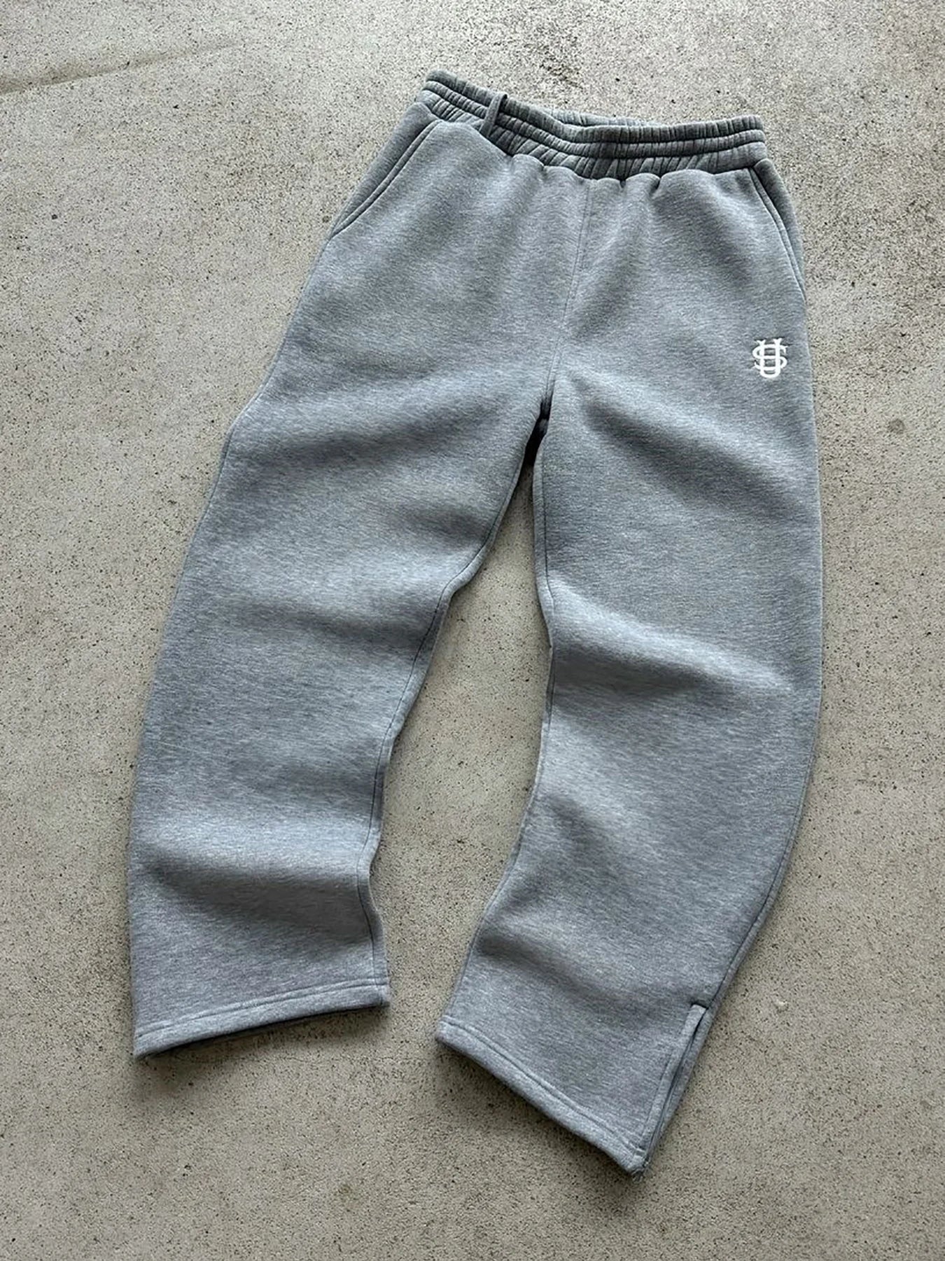 Neue Y2K Hosen Personalisierte Hosenbein Reißverschluss Stickerei Hip Hop Lässige Jogginghosen Herren Retro Straight Pants Trainingsanzug Streetwear