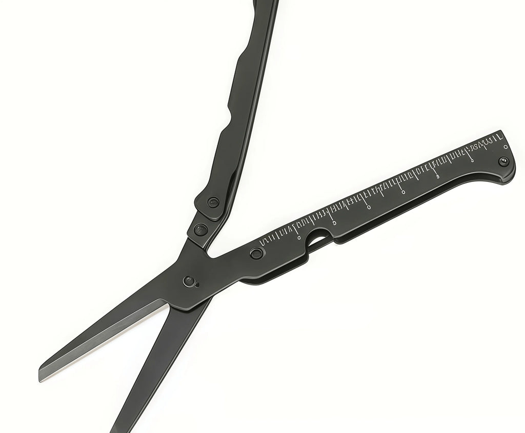 Tragbare faltbare Edelstahlschere, multifunktionales Outdoor-Werkzeug für Camping, Jagd und Angel-Survival-Ausrüstung