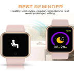 Smartwatch Herren Damen Armbanduhren Smart Watch Nachrichten Fitness Tracker Armband Geburtstagsgeschenk Elektronische Uhr für Android IOS