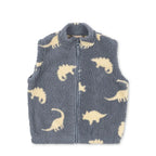 2026 KS Brand Winter Baby Girls Boys Lambswool Cherry Jackets Kids Clothes Boys Sequin Cartoon Outerwear Children's Coats 1-9Yrs