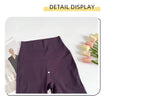 Damen High-Waist Schlag-Yogahosen Bequeme Pilates-Laufleggings Stylische Fitness-Sporthosen