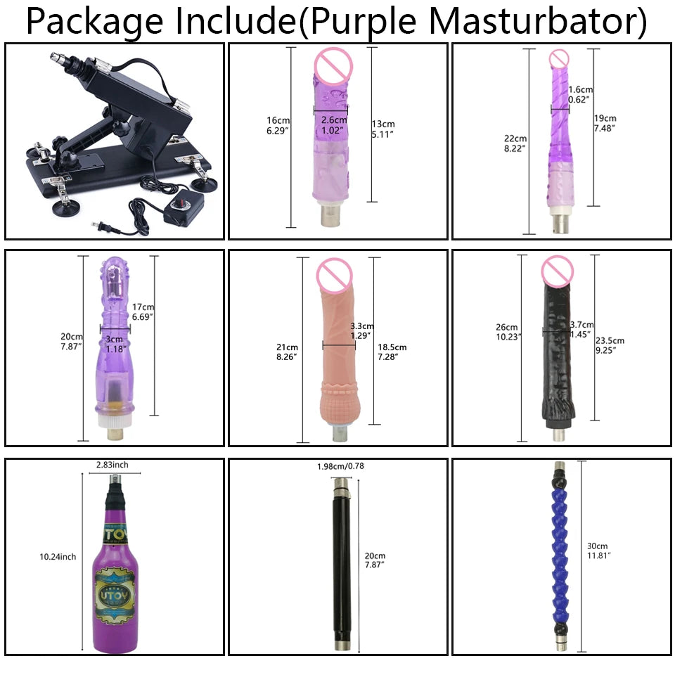 ROUGH BEAST Sexmaschine für Frauen und Männer mit Dildoaufsatz, automatische Masturbationsmaschine, 3XLR-Anschluss, Sexspielzeugprodukte