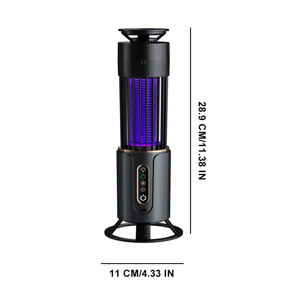 Mückenkillerlampe Insektenfalle Campinglicht USB Ladezeitsteuerung Elektrische Mückenklatsche Outdoor-Insektenvernichter Repellent