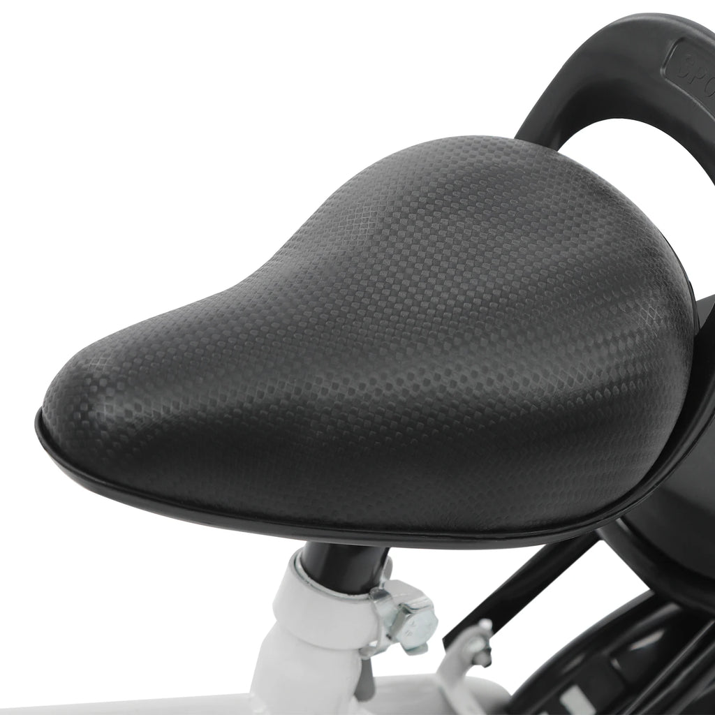 14" Kinderfahrrad Verstellbares Kinderfahrrad Belastbarkeit 60kg mit Stützrädern+Korb+Rückenlehne Rücksitz für 3-7 Jahre (Weiß/Schwarz)