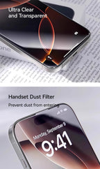 Joyroom 1/2/3 Stück für iPhone 17 Pro Max HD Glas Displayschutzfolie für iPhone 17/17Pro/17Air Vollbild-Schutzfolie aus gehärtetem Glas