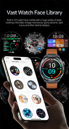 EKG High-End Gesundheits-Smartwatch Herren Blutdruck Lipide Blutsauerstoff Körperanalyse Harnsäure Gesundheitstracker Smartwatch Herren Damen