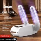 220V Schuhtrockner Elektrischer Zeittrockner Ausziehbar Schnelles Trocknen UV-Sterilisation Haushalt Reise Faltbare Schuhe Stiefel Socken Handschuhe