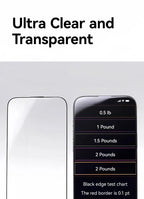 Joyroom 1/2/3 Stück für iPhone 17 Pro Max HD Glas Displayschutzfolie für iPhone 17/17Pro/17Air Vollbild-Schutzfolie aus gehärtetem Glas